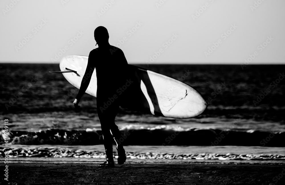 Naklejka premium surfer