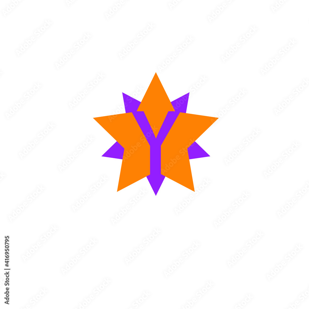 concept logo with letter , font concept logo with letter , font
