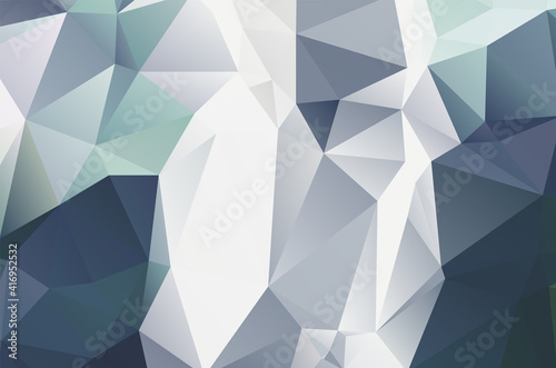 Multi color geometric triangular low poly background style