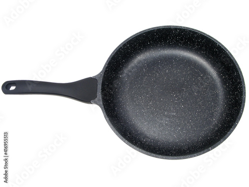 Frying pan isolated on white background
