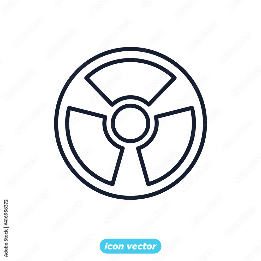 radiation biohazard icons. Science element symbol template for graphic and web design collection logo vector illustration radiation biohazard icons. Science element symbol template for graphic and web design collection logo vector illustration