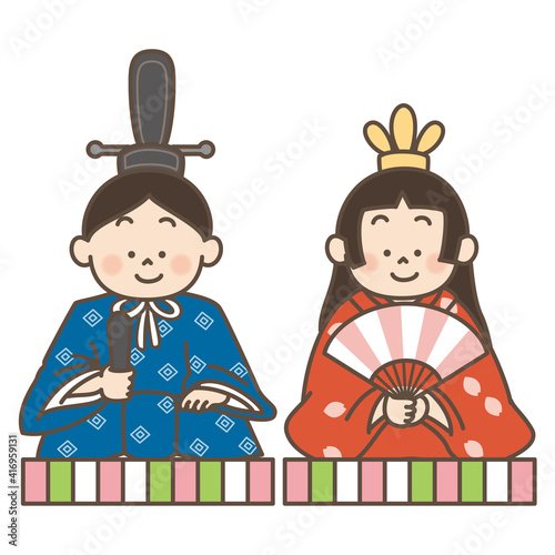 ひな祭り　かわいいイラスト