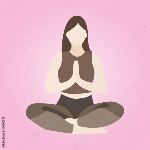 yoga vector illustration