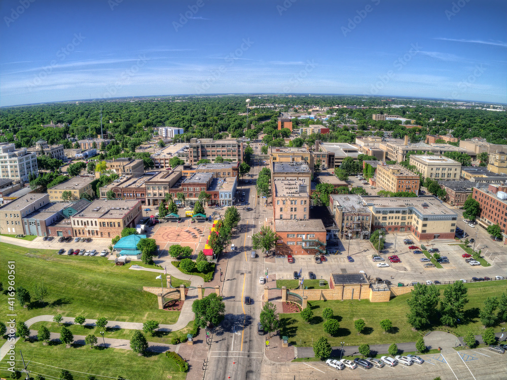 Grand Forks is a Large North Dakota Town on the Red River at the Intersection of Highway 2 and Interstate 29 one Hour south of the Canada Border