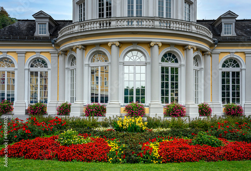 Architecture in the health resort Bad Ems in Rhineland Palatinate