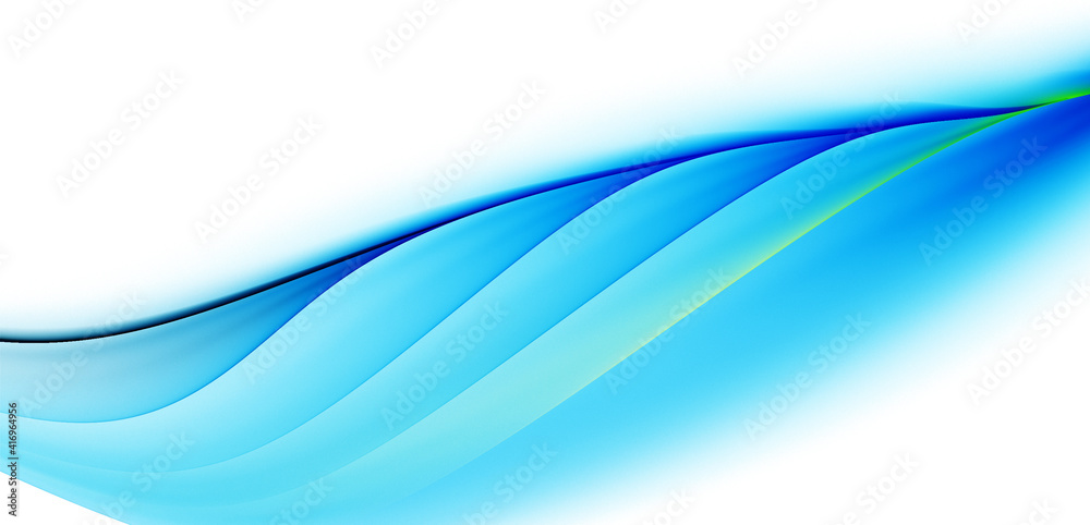 Obraz premium abstract blue smooth waves background texture