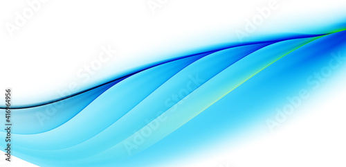 abstract blue smooth waves background texture
