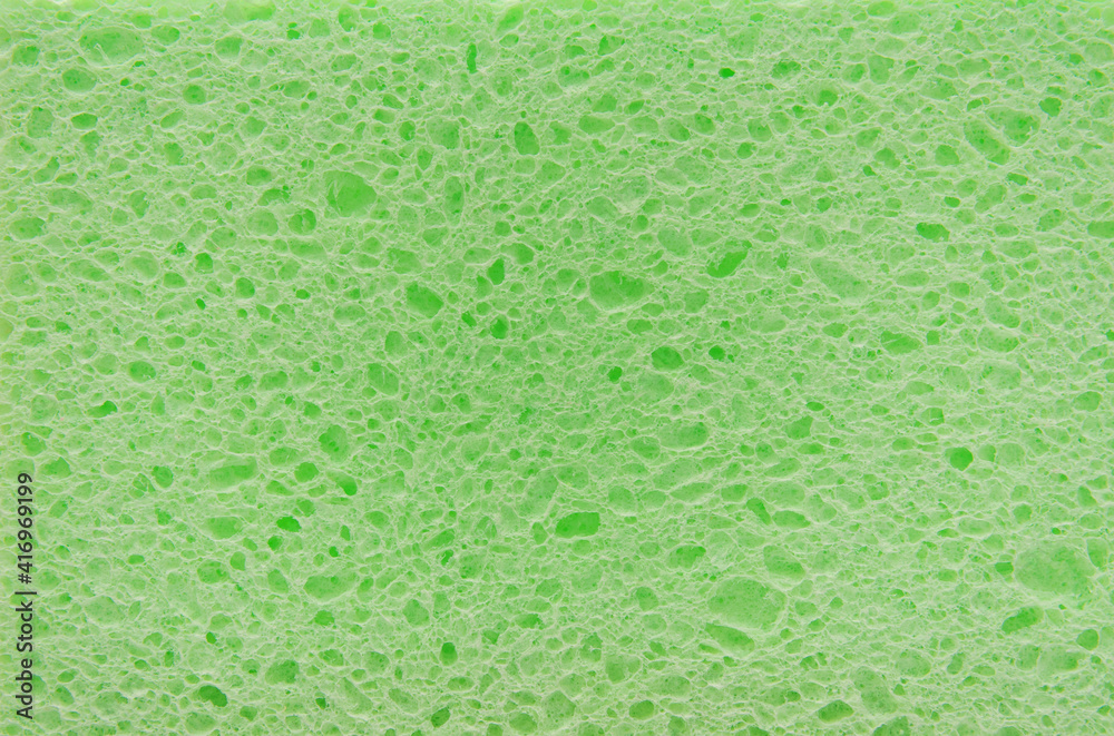 Green sponge texture background Green sponge texture background