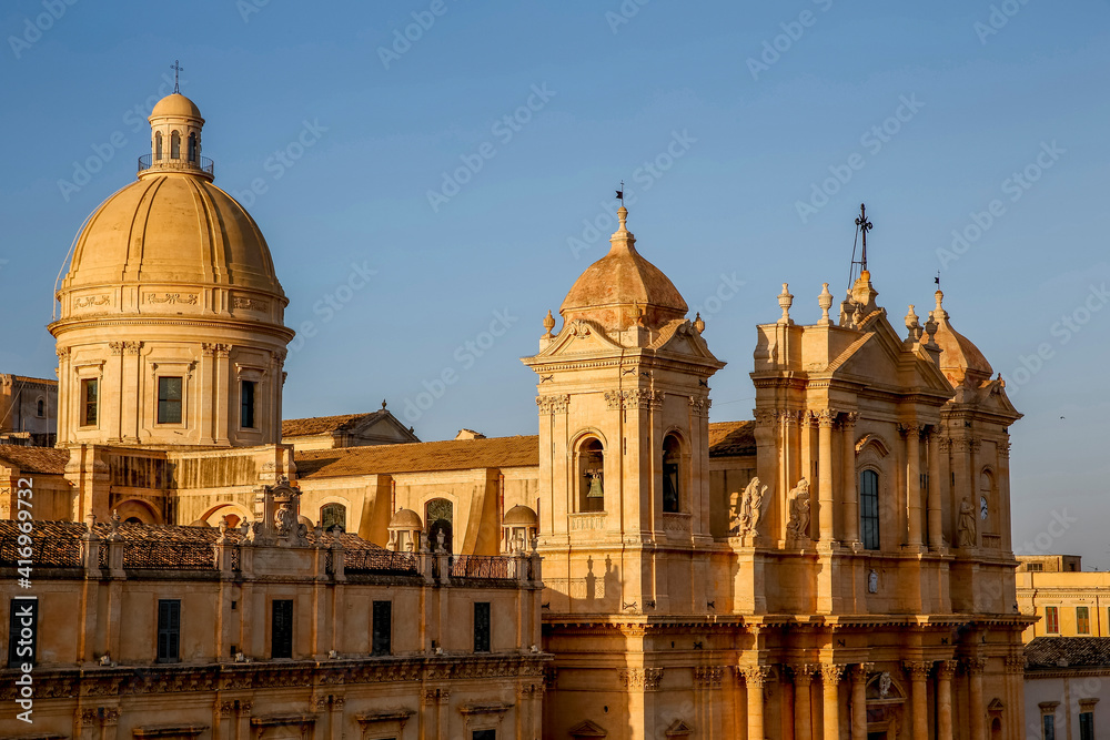 S. Nicolo cathedral, Noto, Sicily. 31.07.2018