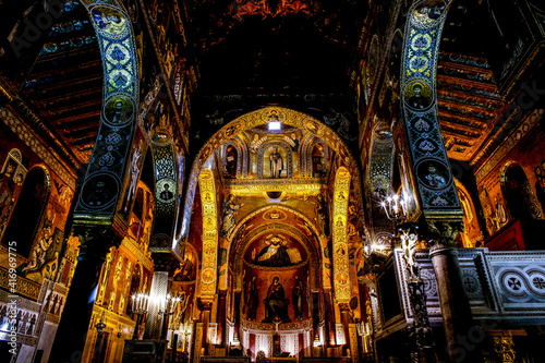 Palatine chapel, Palermo, Sicily, Italy. 31.07.2018