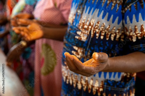 Fotografie Celebration in St John Paul II catholic church, Kpalime, Togo 21