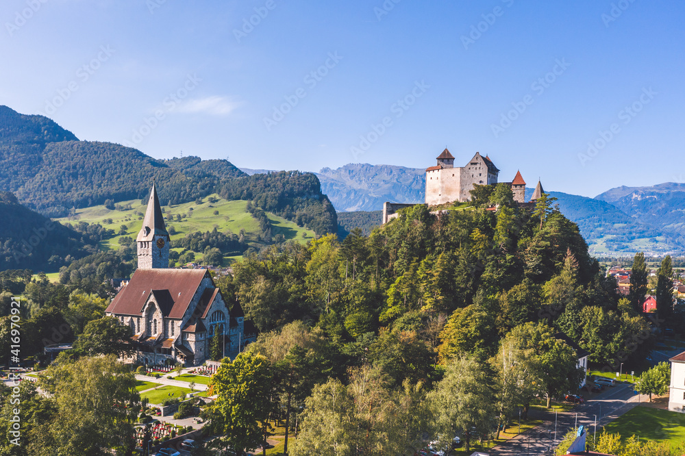 Gutenberg castle in Liechtenstein