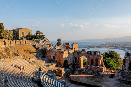 Taormina Greek theater, Sicily, Italy. 18.09.2018