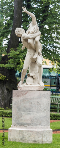  The sculpture  Kidnapping Bathsheba  in the Summer Garden