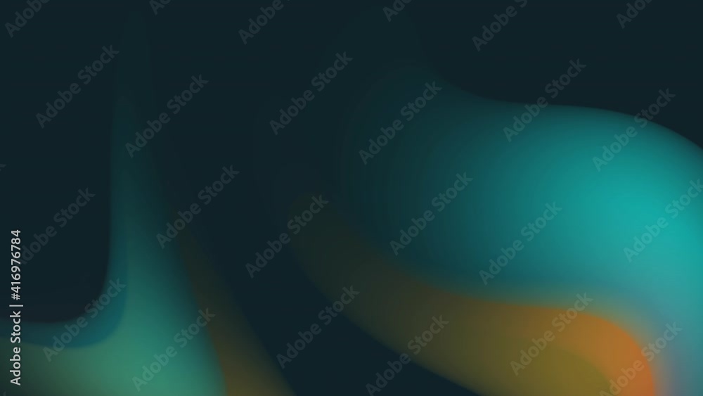 abstract, green ambient light background.