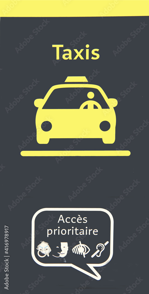 Naklejka premium taxis