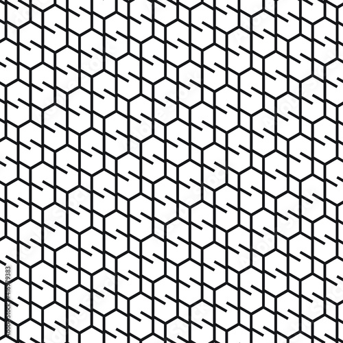 Abstract vector modern geometric pattern. Stock illustration.