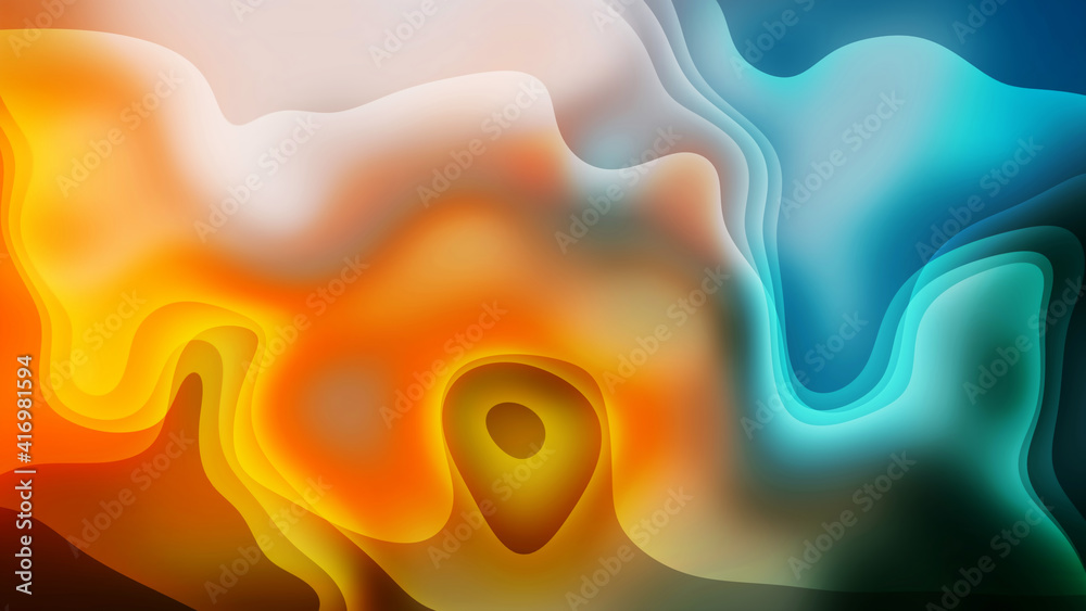 Fototapeta premium beautiful abstract background chaotically changing turbulent eddies