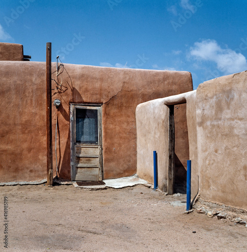 Acoma Pueblo Native American pueblo Albuquerque, New Mexico United States. Sky City, Acomita, Anzac. Indian reserve. photo