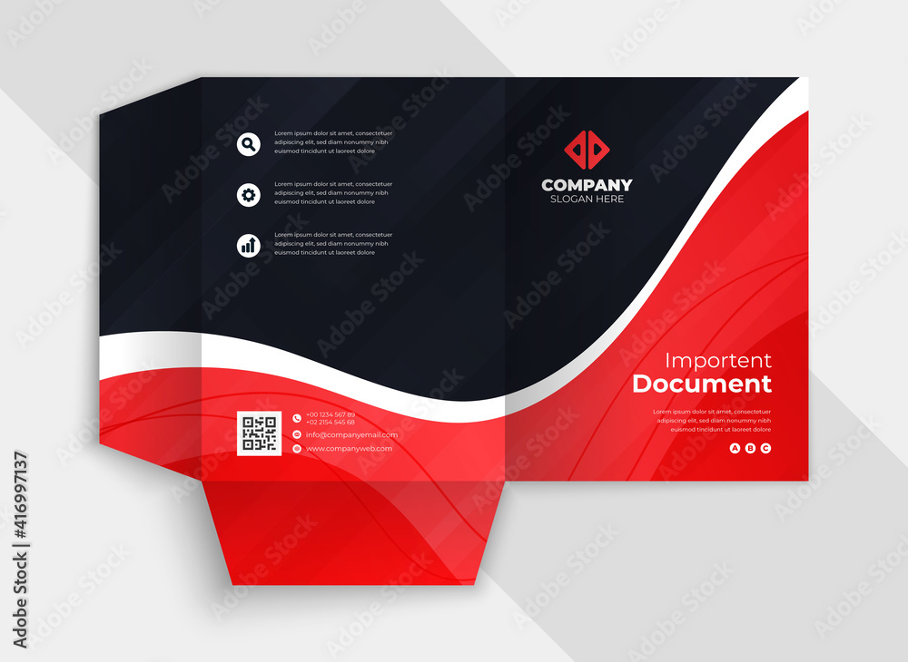 Printable file folder template