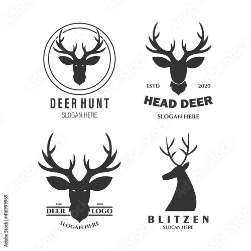 dear hunt set collection logo icon