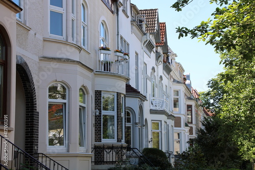 Old townhouses in Bremen Schwachhausen  Germany   Altbremerh  user in Bremen Schwachhausen  Deutschland