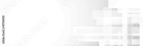 Abstract White Gray background. Blur neutral backdrop. Square and rectangle shape. Lecture, seminar, symposium, workshop, conference or briefing presentation template. White vector illustration