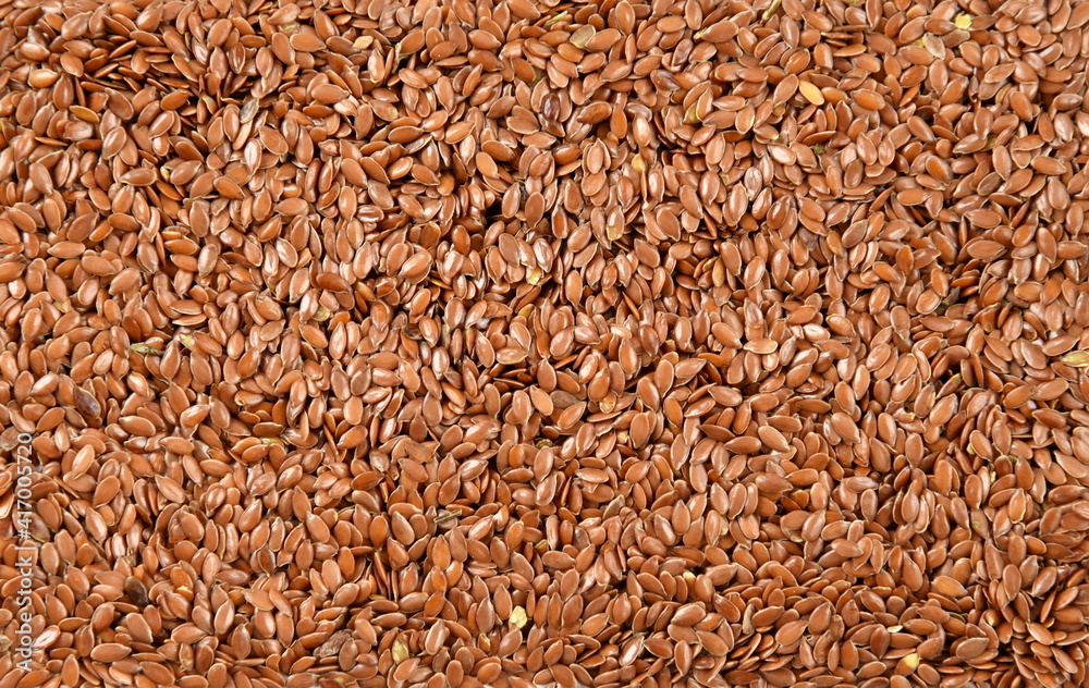 Flax seeds. Background.