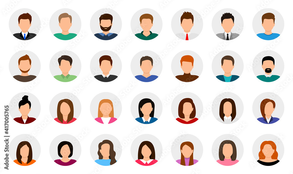 People Avatar Business Person Icon Vector Illustration Flat Design Stock  Illustration  Download Image Now  iStock