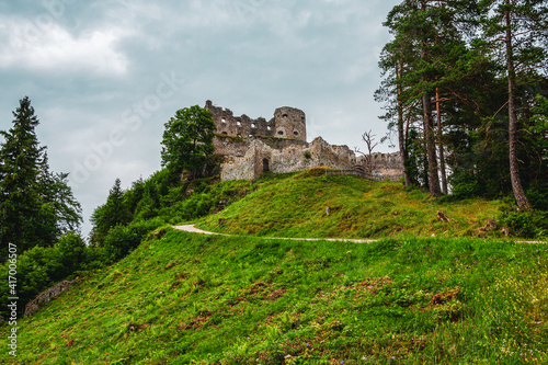 Ehrenberg Castle  a ruin in Tyrol  Austria.