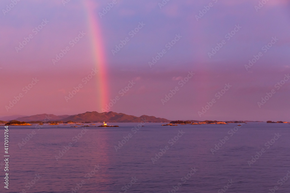 rainbow to the lighthouse