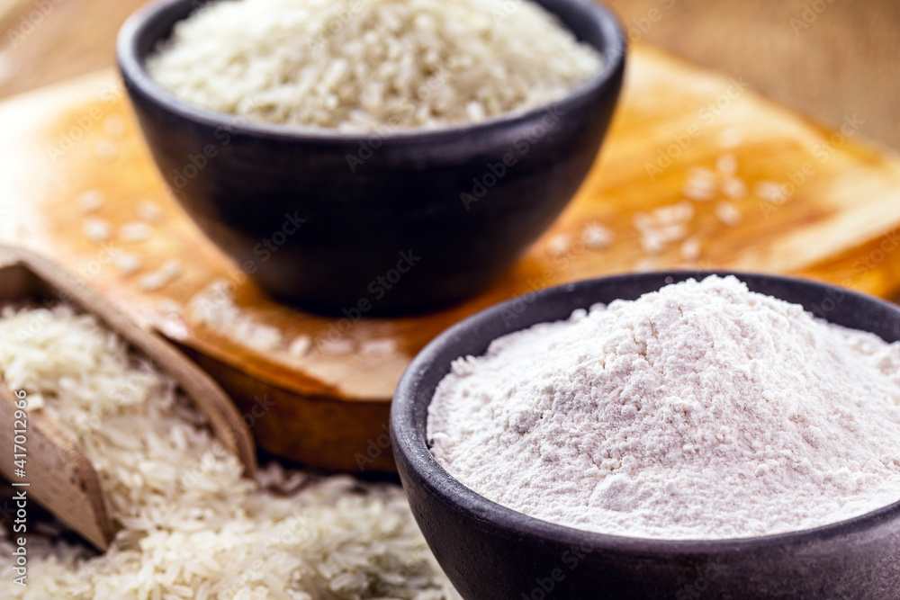 rice flour, alternative gluten-free flour and rich in fiber. rice flour, alternative gluten-free flour and rich in fiber.