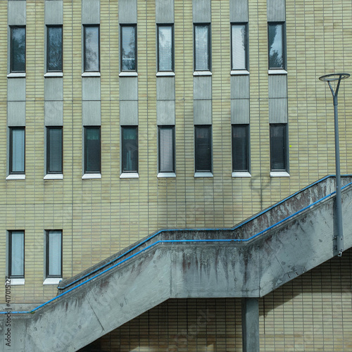 Stairs and building in Finland