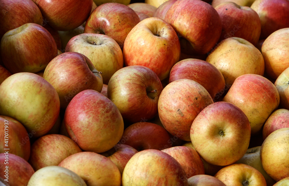 Apples for sale at a fruit shop Apples for sale at a fruit shop