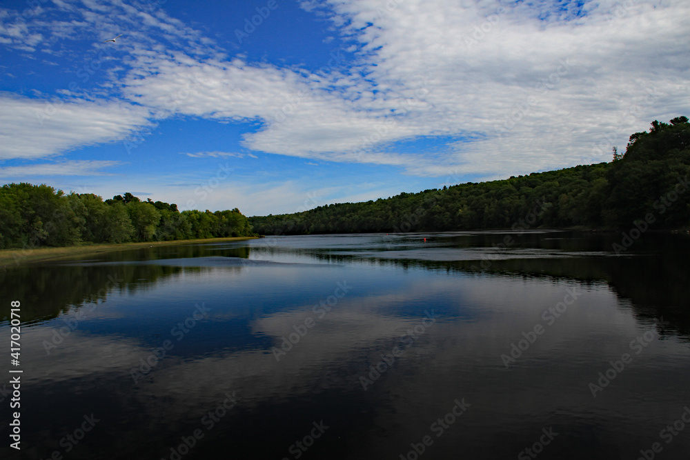 Scenic lake in Maine
