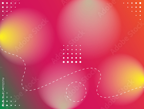Light leak background with dominant red black color gradation and wavy dotted lines and dots in some parts