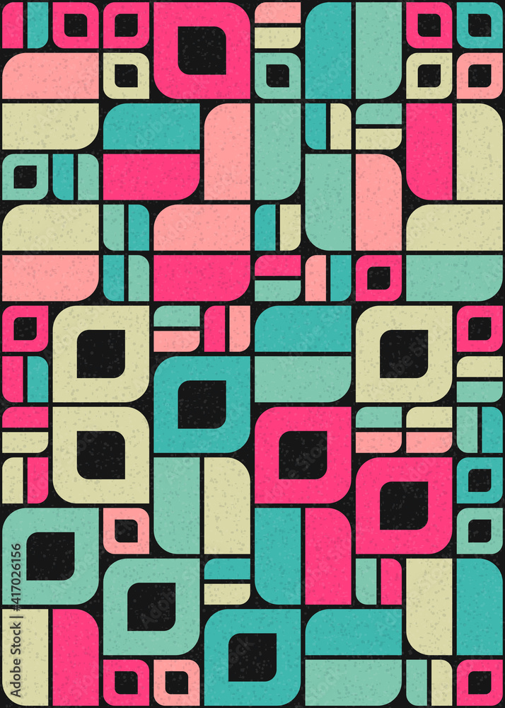 Abstract Geometric Pattern generative computational art illustration Abstract Geometric Pattern generative computational art illustration