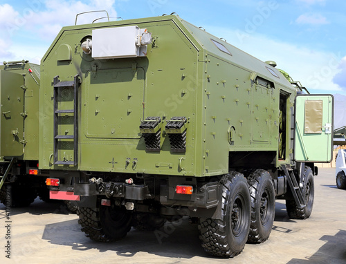 Obraz na płótnie Command and staff machine w salonie