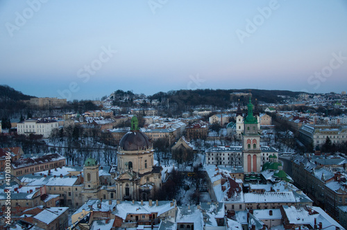 view of the city Lviv