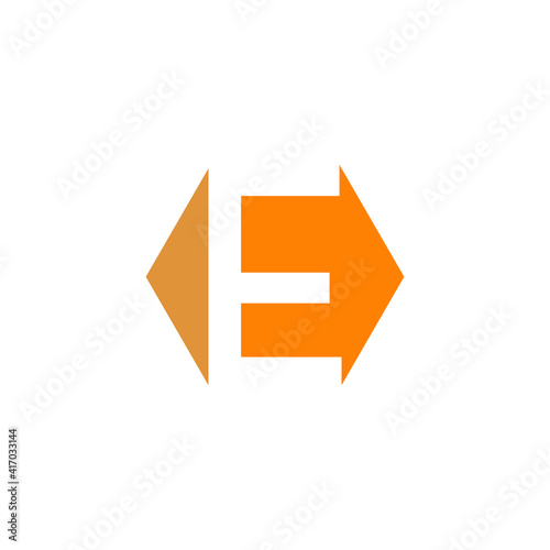 Free Download concept logo with letter , font  E, F, G, H - GFXLoad