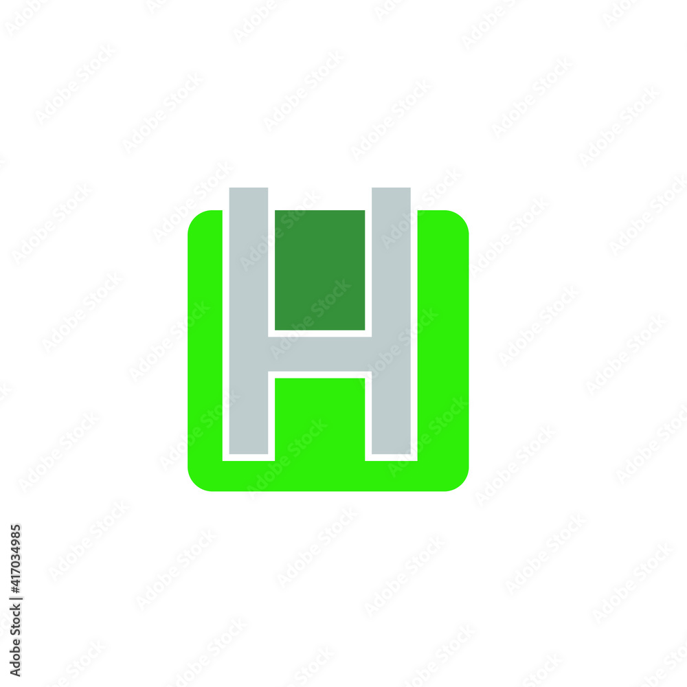 Fototapeta premium concept logo with letter , font E, F, G, H