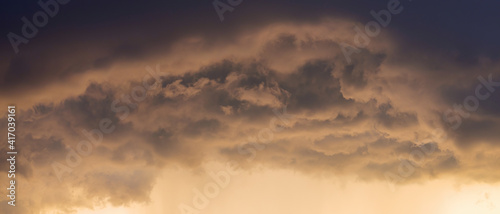 Dramatic thunder sky, backg...