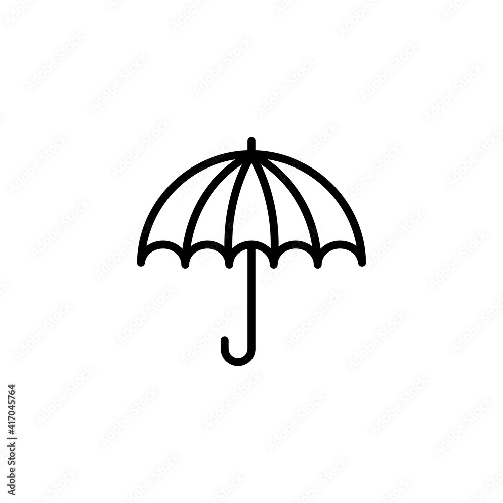umbrella icon vector, umbrella symbol vector umbrella icon vector, umbrella symbol vector