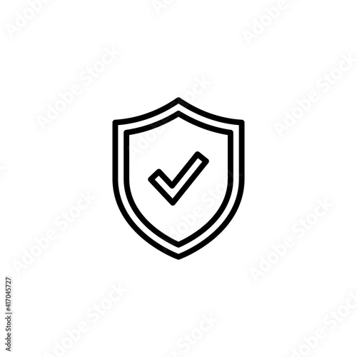 Free Download Shield with check mark icon vector for web site - GFXLoad