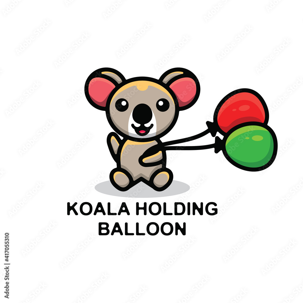 Simple Mascot Logo Design Koala. Abstract emblems, design concepts, logos, logo type elements Simple Mascot Logo Design Koala. Abstract emblems, design concepts, logos, logo type elements