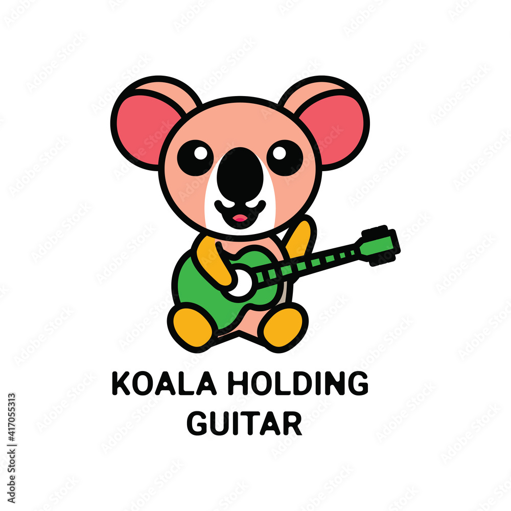 Simple Mascot Logo Design Koala. Abstract emblems, design concepts, logos, logo type elements Simple Mascot Logo Design Koala. Abstract emblems, design concepts, logos, logo type elements