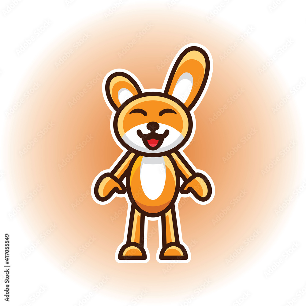 Fototapeta premium Simple Mascot Logo Design Cats. Abstract emblems, design concepts, logos, logo type elements