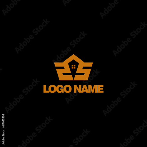 property logo design letter s s