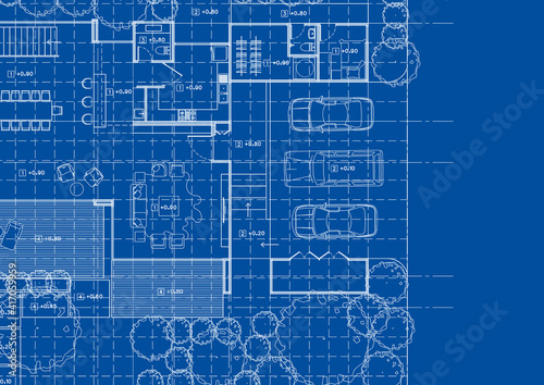 Write a blueprint architecture for building.