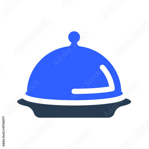 Restaurant platter icon